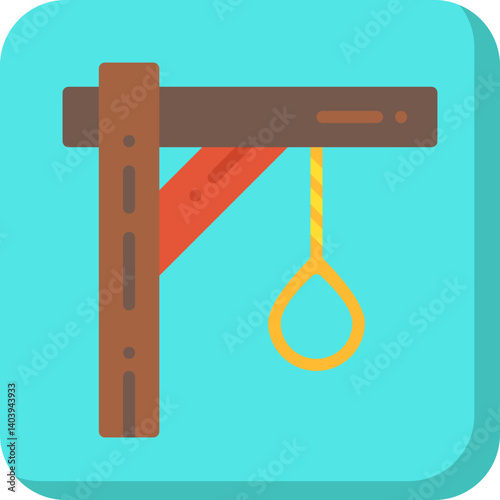 Noose icon single vector illustration
