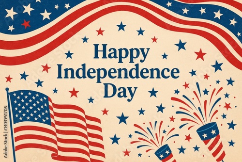 Celebrate Independence Day With Patriotic Decorations and Festive Symbols of ...