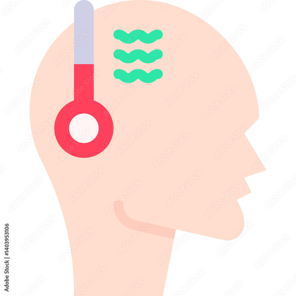 Illness icon single vector illustration Illness icon single vector illustration