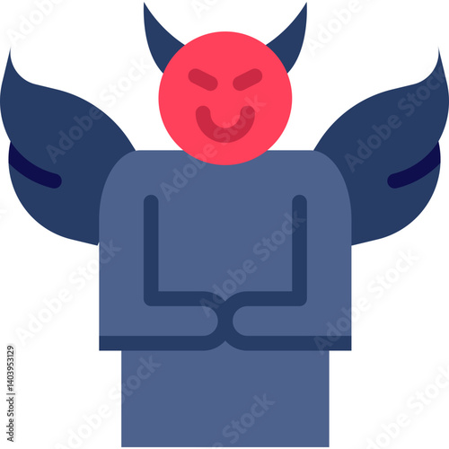 Malignant Narcissism icon single vector illustration