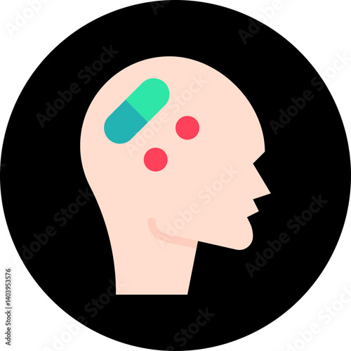 Drug Addiction icon single vector illustration