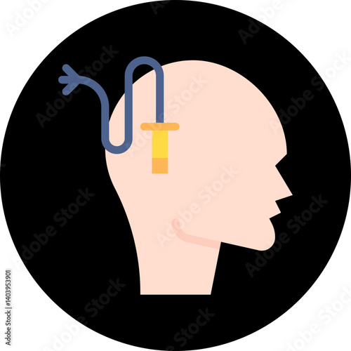 Sadistic Personality Disorder icon single vector illustration