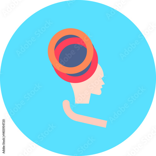Anxiety Disorder icon single vector illustration