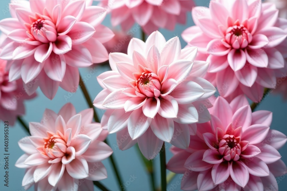 Soft pastel dahlia petals, repeating motif, elegant style, wedding, wallpaper Soft pastel dahlia petals, repeating motif, elegant style, wedding, wallpaper