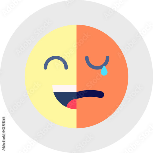 Bipolar icon single vector illustration