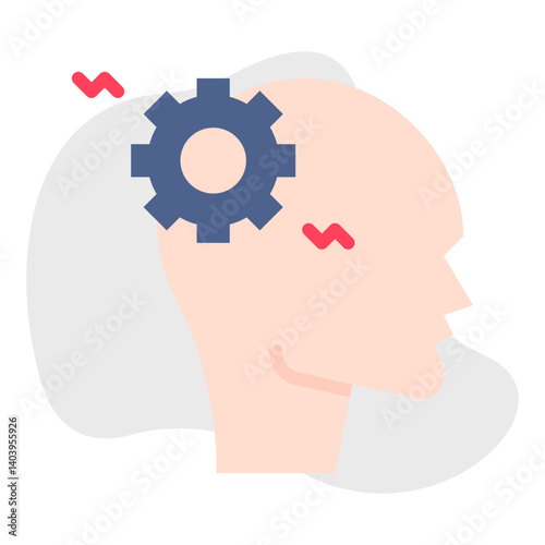 Cognitive Distortion icon single vector illustration