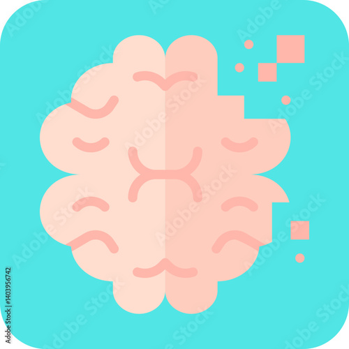 False Memory icon single vector illustration
