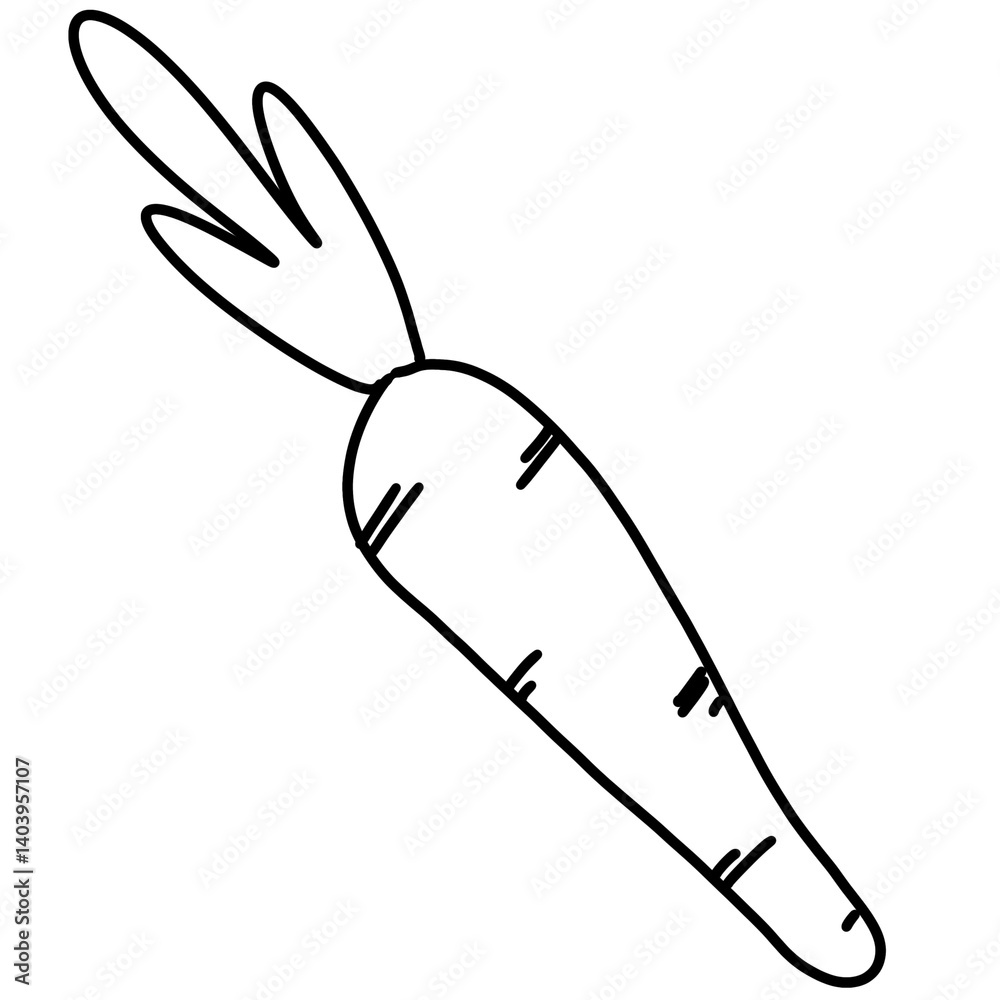 Obraz premium blank and white hand drawn easter