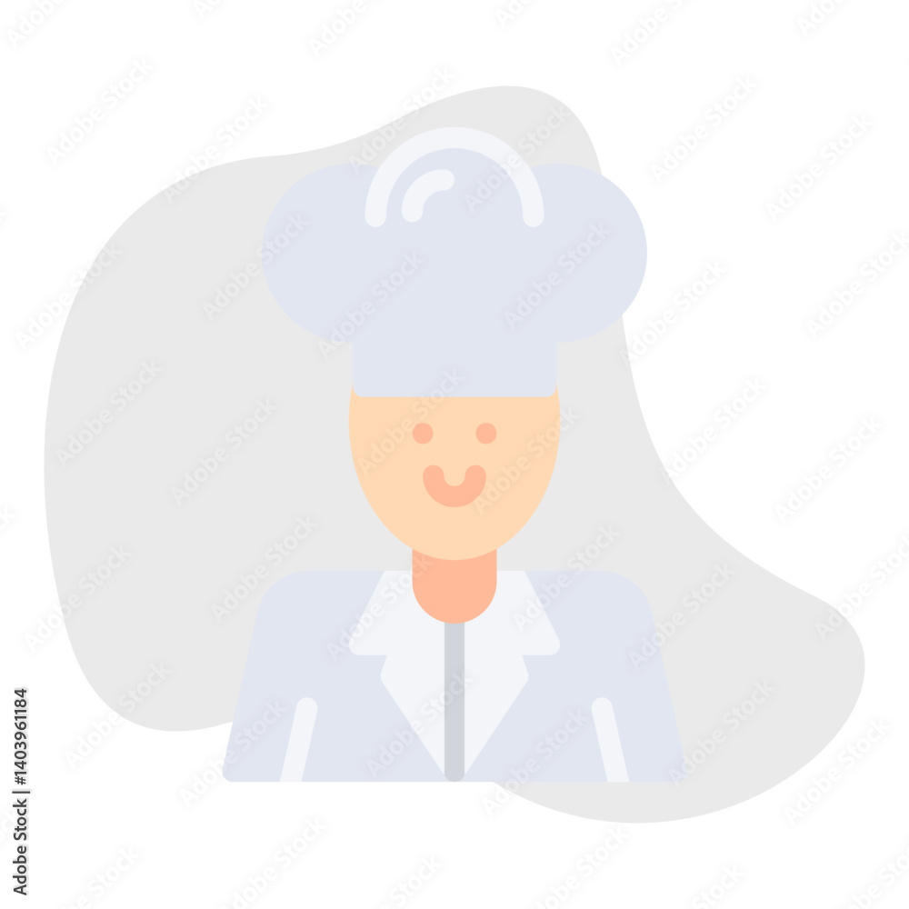 Chef icon single vector illustration Chef icon single vector illustration