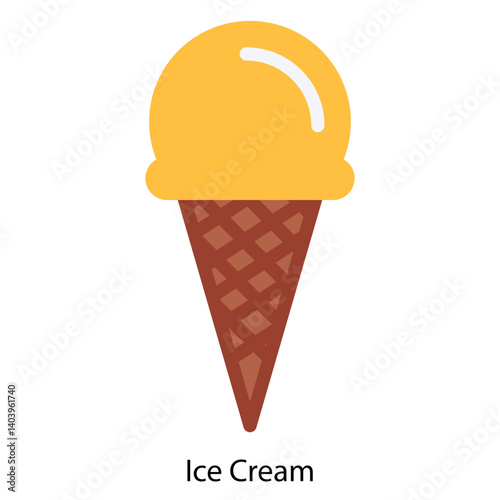 Ice Cream icon single vector illustration