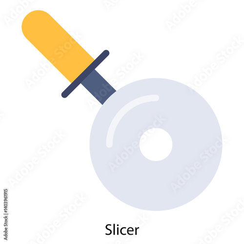 Slicer icon single vector illustration
