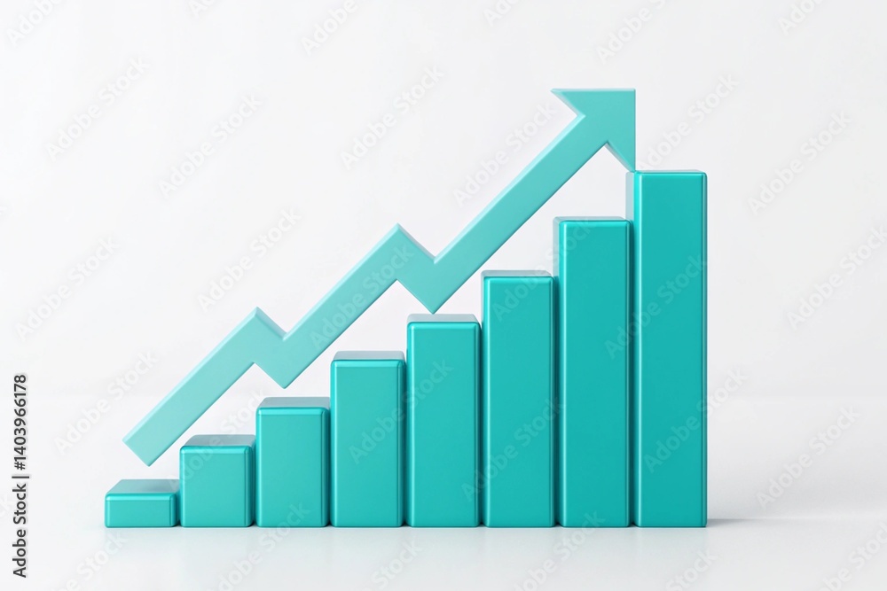 Upward Trend Growth Chart, Progress, Success