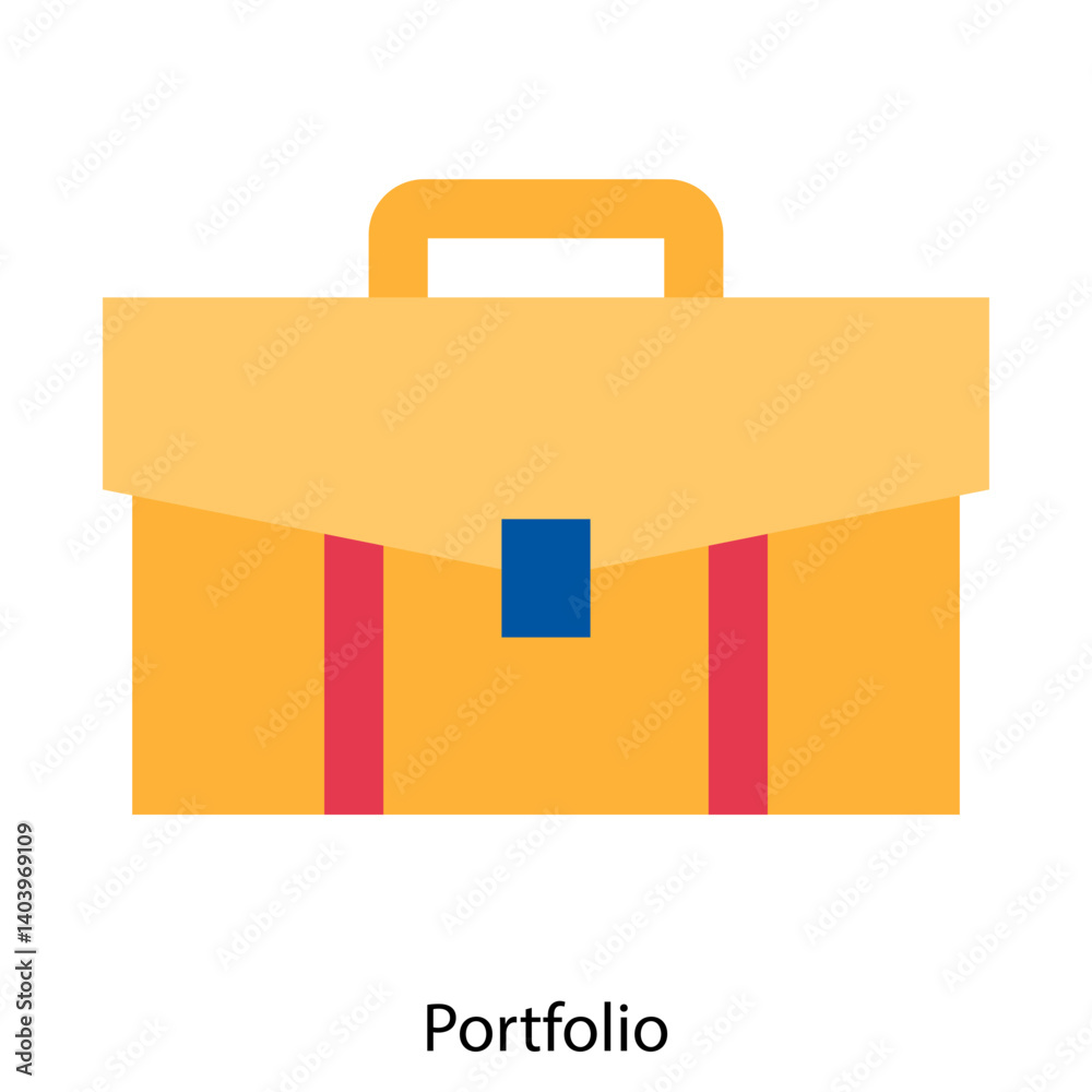 Portfolio icon single vector illustration Portfolio icon single vector illustration