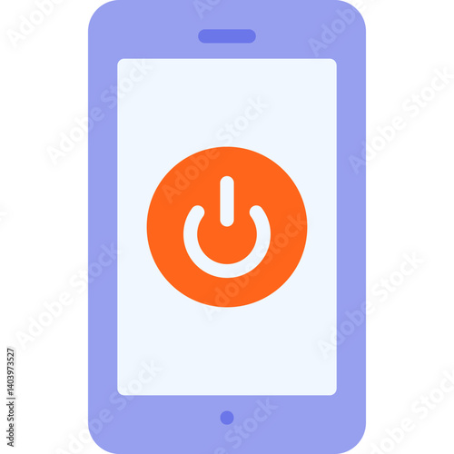 Power icon single vector illustration