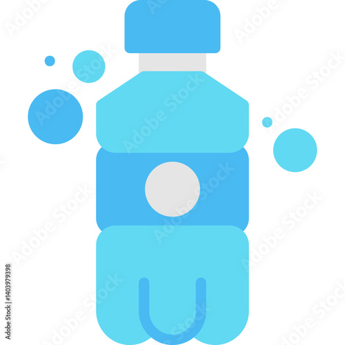 Soda Bottle icon single vector illustration