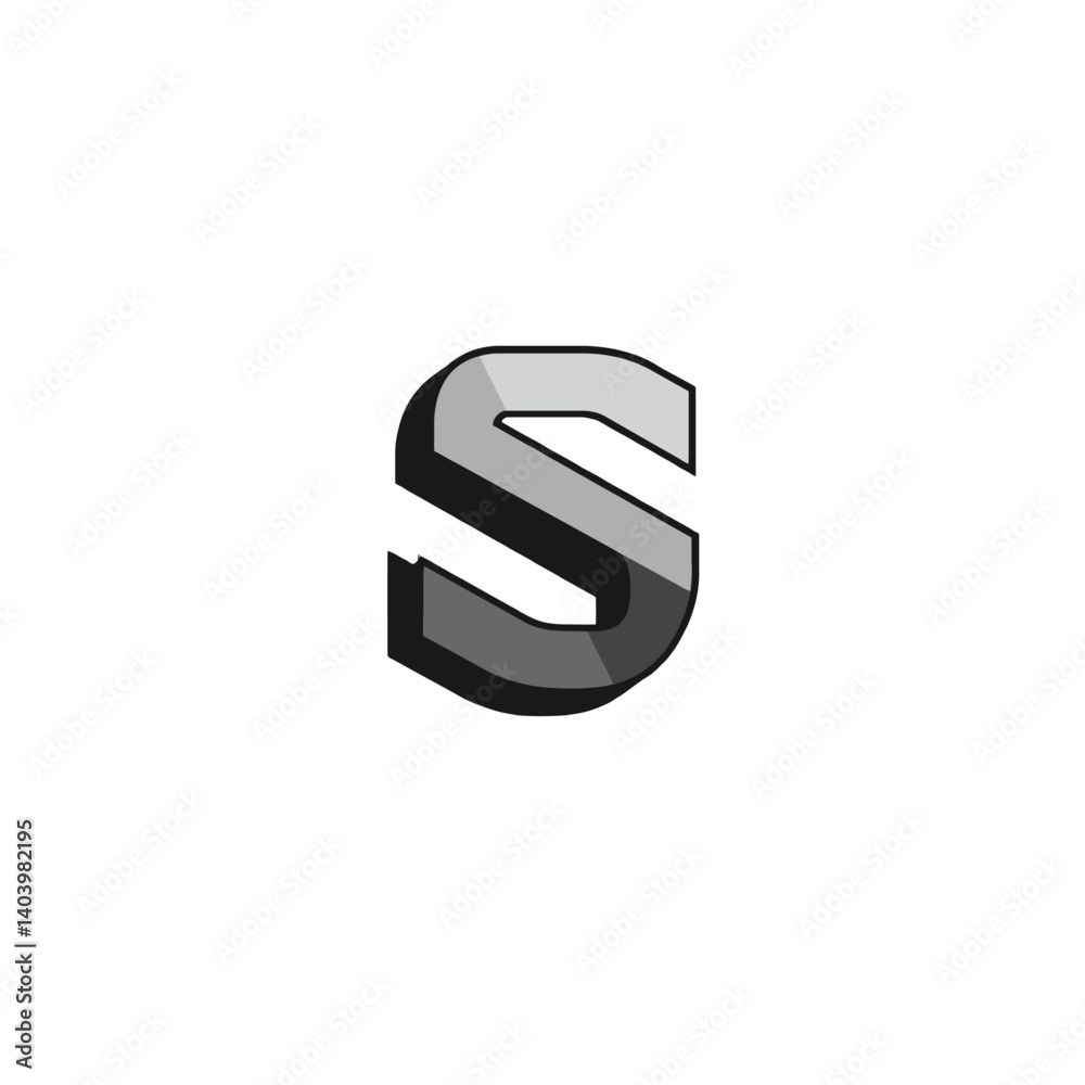 3D S Letter Logo Design 3D S Letter Logo Design