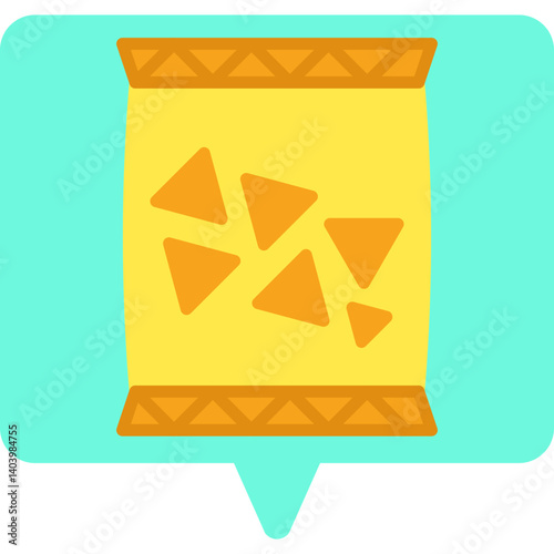 Snack icon single vector illustration