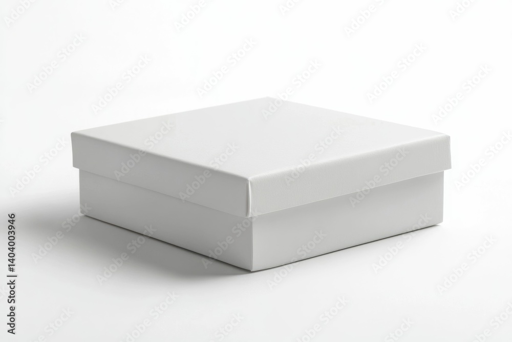 Square White Box with Lid Product Packaging for Shipping Gifts Square White Box with Lid Product Packaging for Shipping Gifts