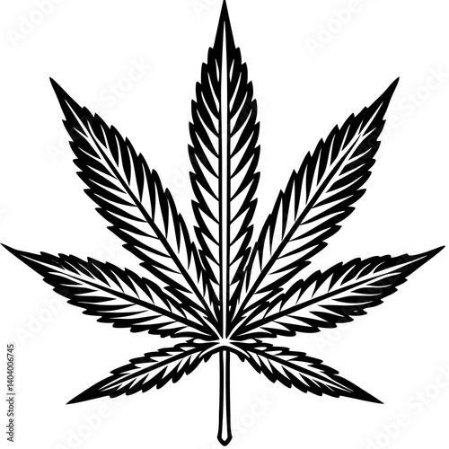cannabis leaf vector