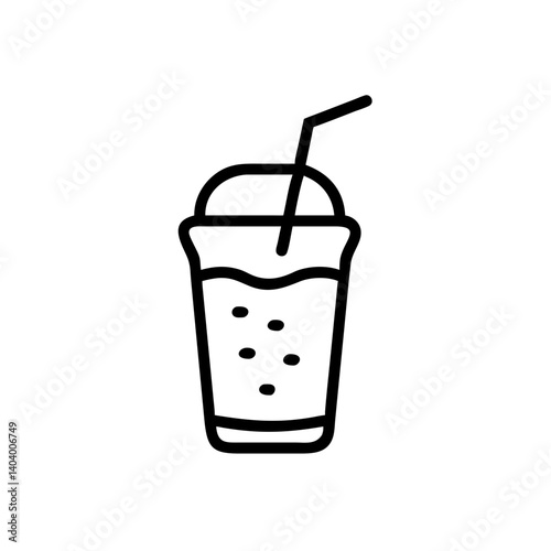 Smoothie blended fruit drink icon