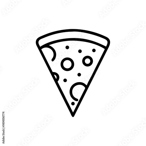 Pizza slice cheesy fast icon