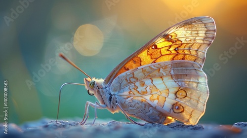 macro photo of butterfly, extremely detailed and textured, professional lighting photo
