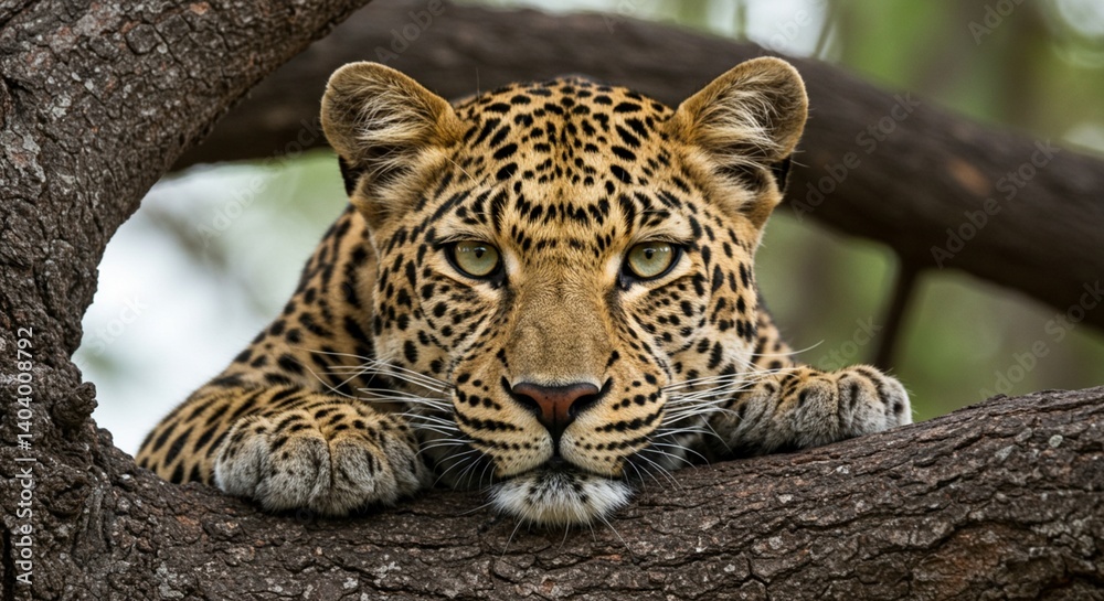 Fototapeta premium Jaguar laid down