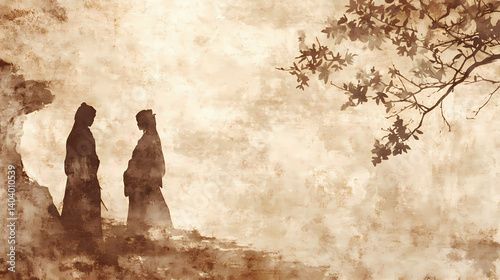 vintage sepia tones background