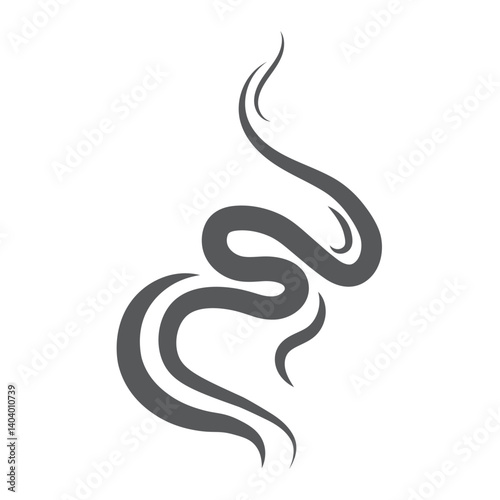  icon set. Set smell icons. Cooking steam or warm aroma smell mark, 