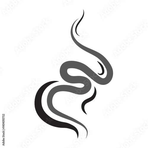  icon set. Set smell icons. Cooking steam or warm aroma smell mark, 