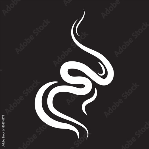  icon set. Set smell icons. Cooking steam or warm aroma smell mark, 