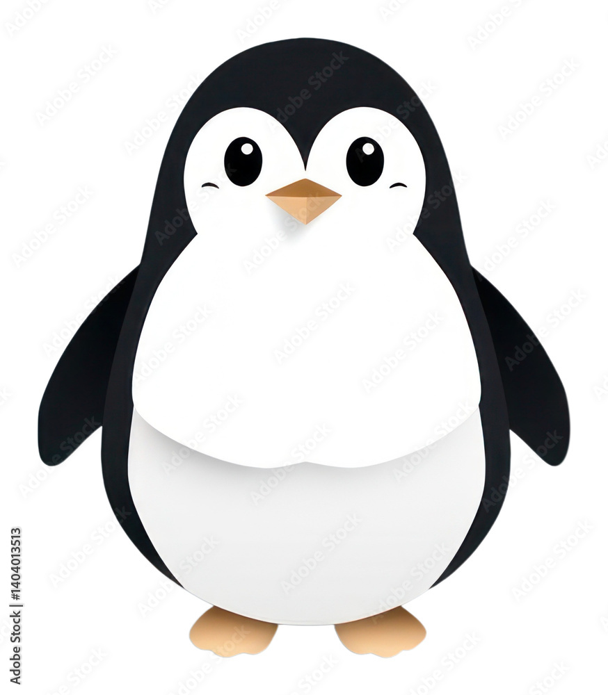 Naklejka premium PNG Penquin penguin animal bird.