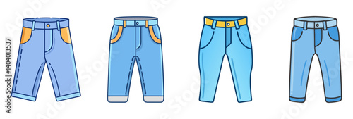 jeans icon, jeans vector illustration-simple illustration of jeans, perfect for jeans logos and icons