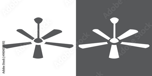 PrintFan speed icon vector set. Propeller speed symbol illustration