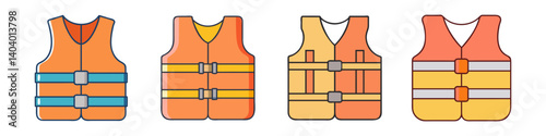 life vest icon, life vest vector illustration-simple illustration of life vest, perfect for life vest logos and icons