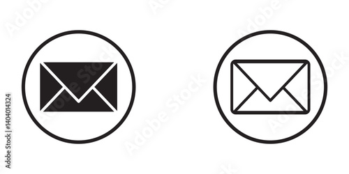 Mail icon. Mail envelop icon