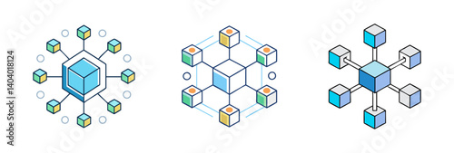 blockchain ledger icon, blockchain ledger vector illustration-simple illustration of blockchain ledger, perfect for blockchain ledger logos and icons