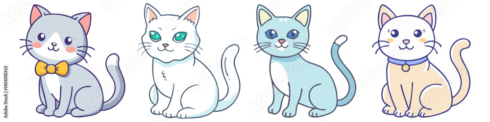 cat icon, cat vector illustration-simple illustration of cat, perfect for cat logos and icons cat icon, cat vector illustration-simple illustration of cat, perfect for cat logos and icons