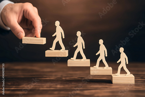 An inspirational coaching concept image design showcasing a mentor giving personal growth and development advice, with a focus on career advancement, skill improvement, and achieving life goals photo