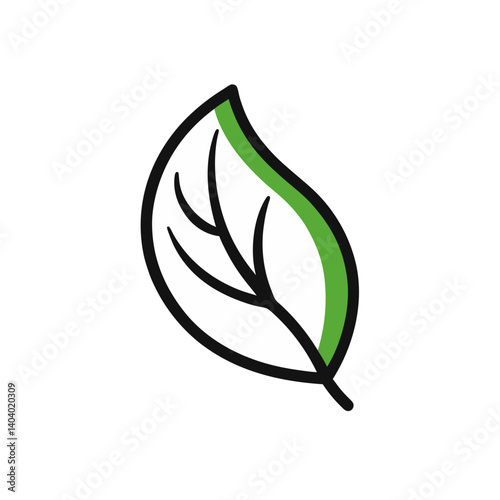 leaf icon vector illustration