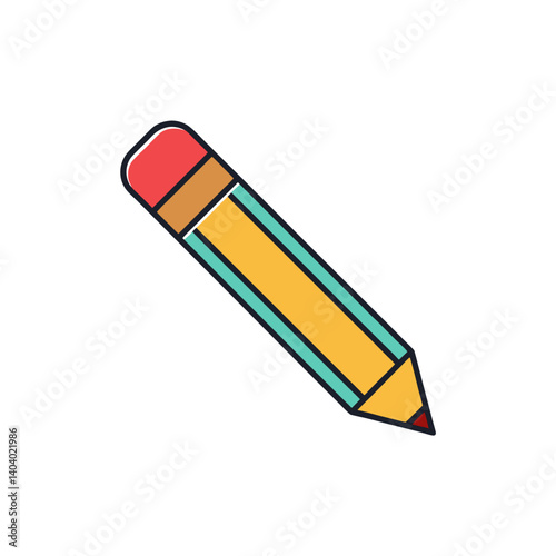 pencil isolated on white background