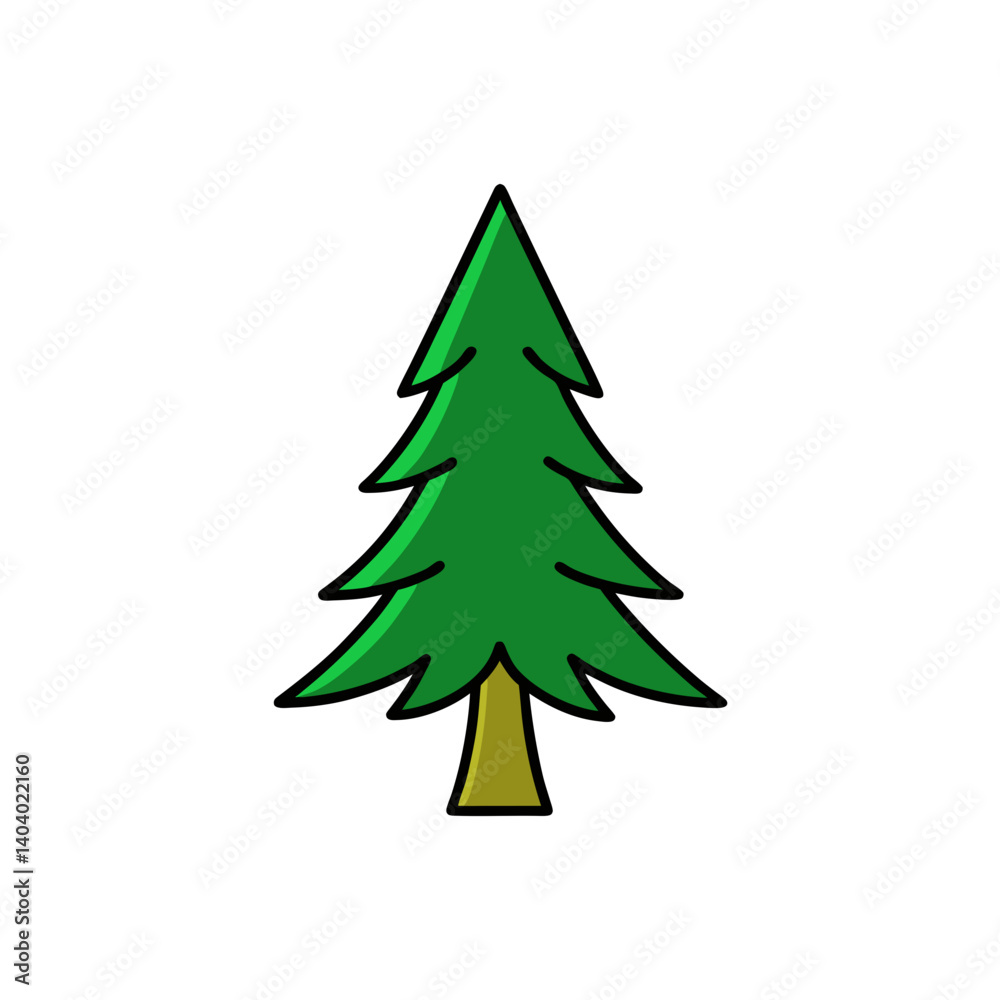 christmas tree vector illustration christmas tree vector illustration