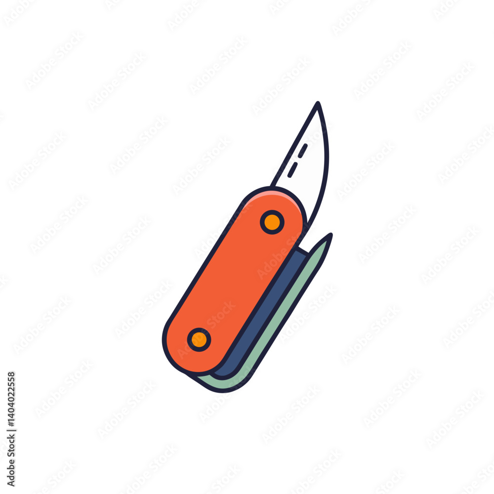 vector illustration of a red and black pencil vector illustration of a red and black pencil
