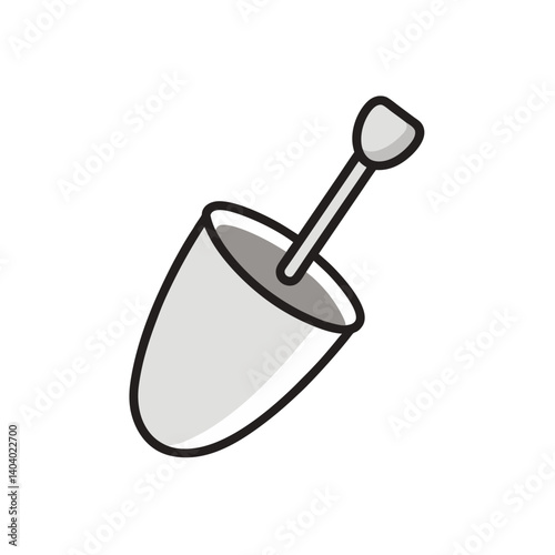 trowel isolated on white background