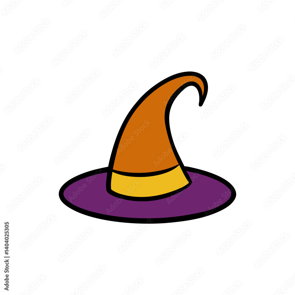 Fototapeta premium traffic cone with hat