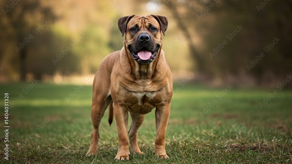 Adorable Boggle Dog Sitting Outdoors on a Sunny Day Adorable Boggle Dog Sitting Outdoors on a Sunny Day
