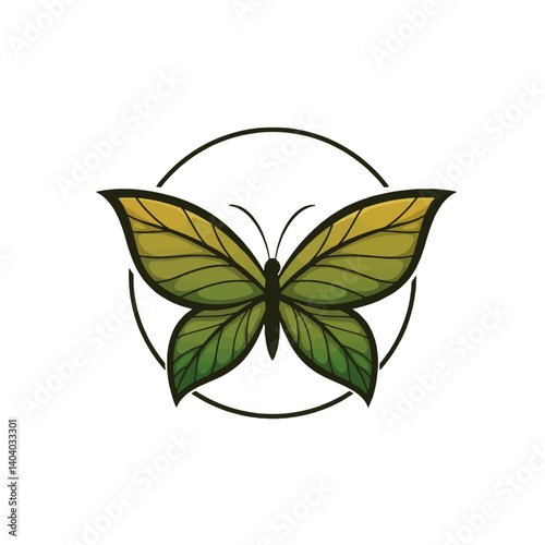 Butterfly Leaf Logo Design
