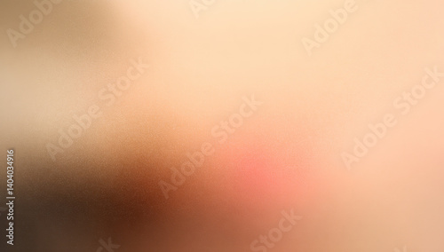 Abstract blurred background, peach fuzz color gradient, light brown and pink