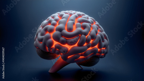 big grey brain