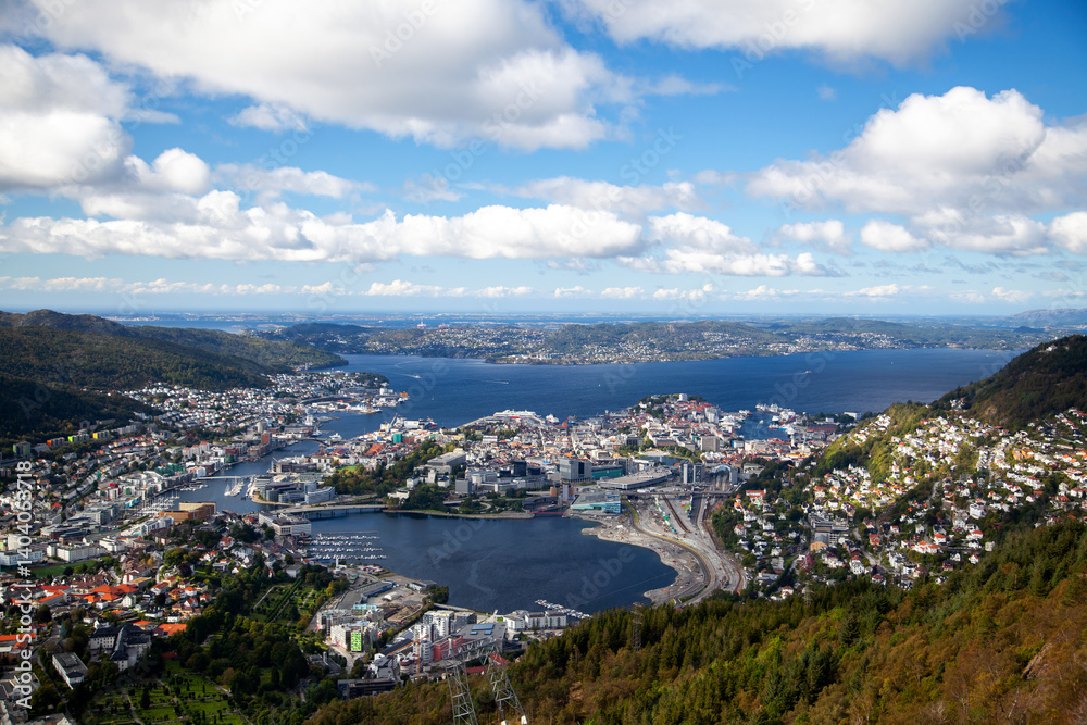 City of Bergen Capturing Modern Buildings and Natural Beauty City of Bergen Capturing Modern Buildings and Natural Beauty